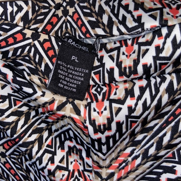 EUC Flowy Stretch Pattern Pull-On Pants - Picture 2 of 3